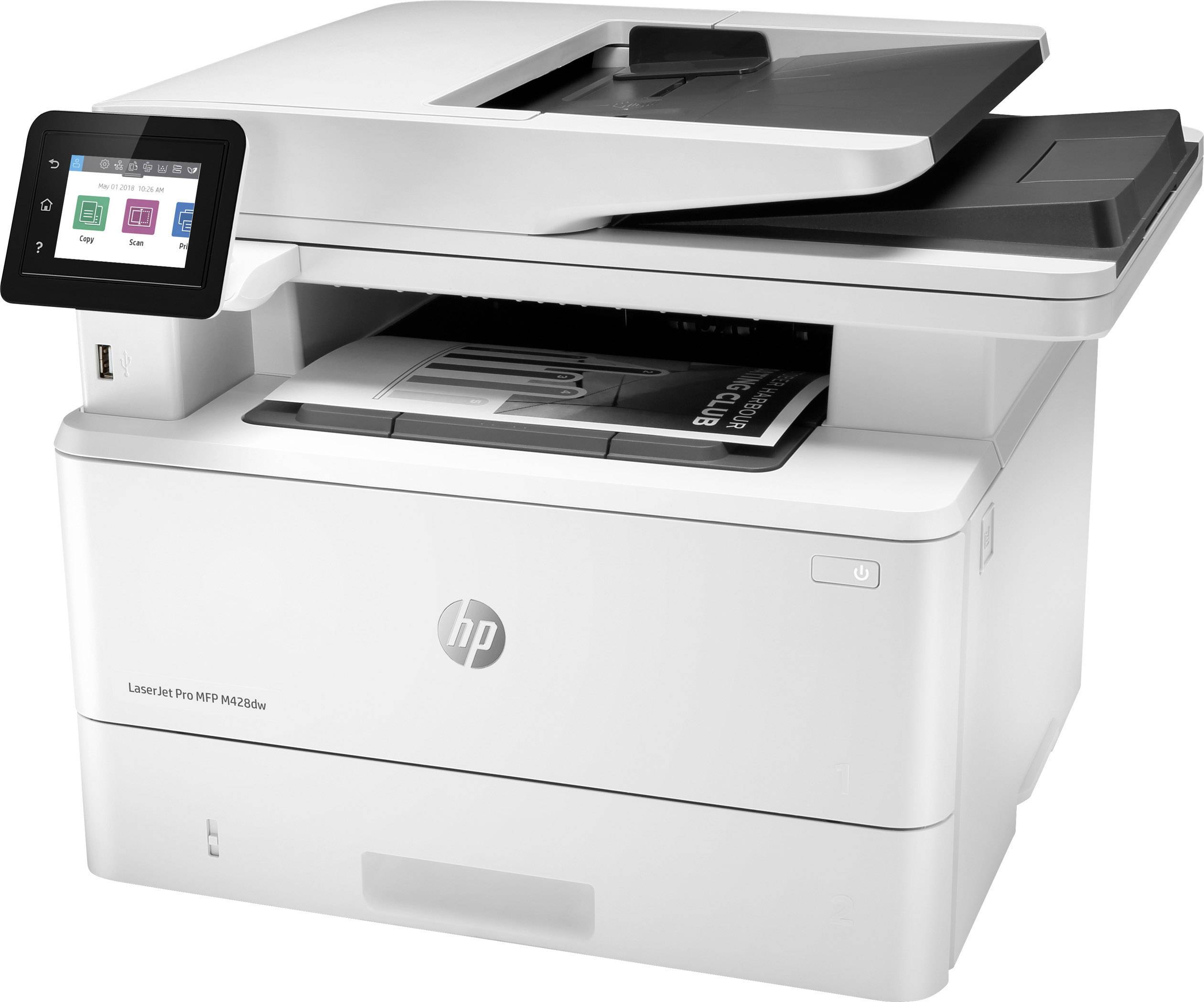 HP LaserJet Pro MFP M 428 dw Multifunktionsdrucker Laser Schwarz-Weiß A4 Drucker, Scanner, Kopierer LAN, WLAN, Duplex, Duplex-ADF