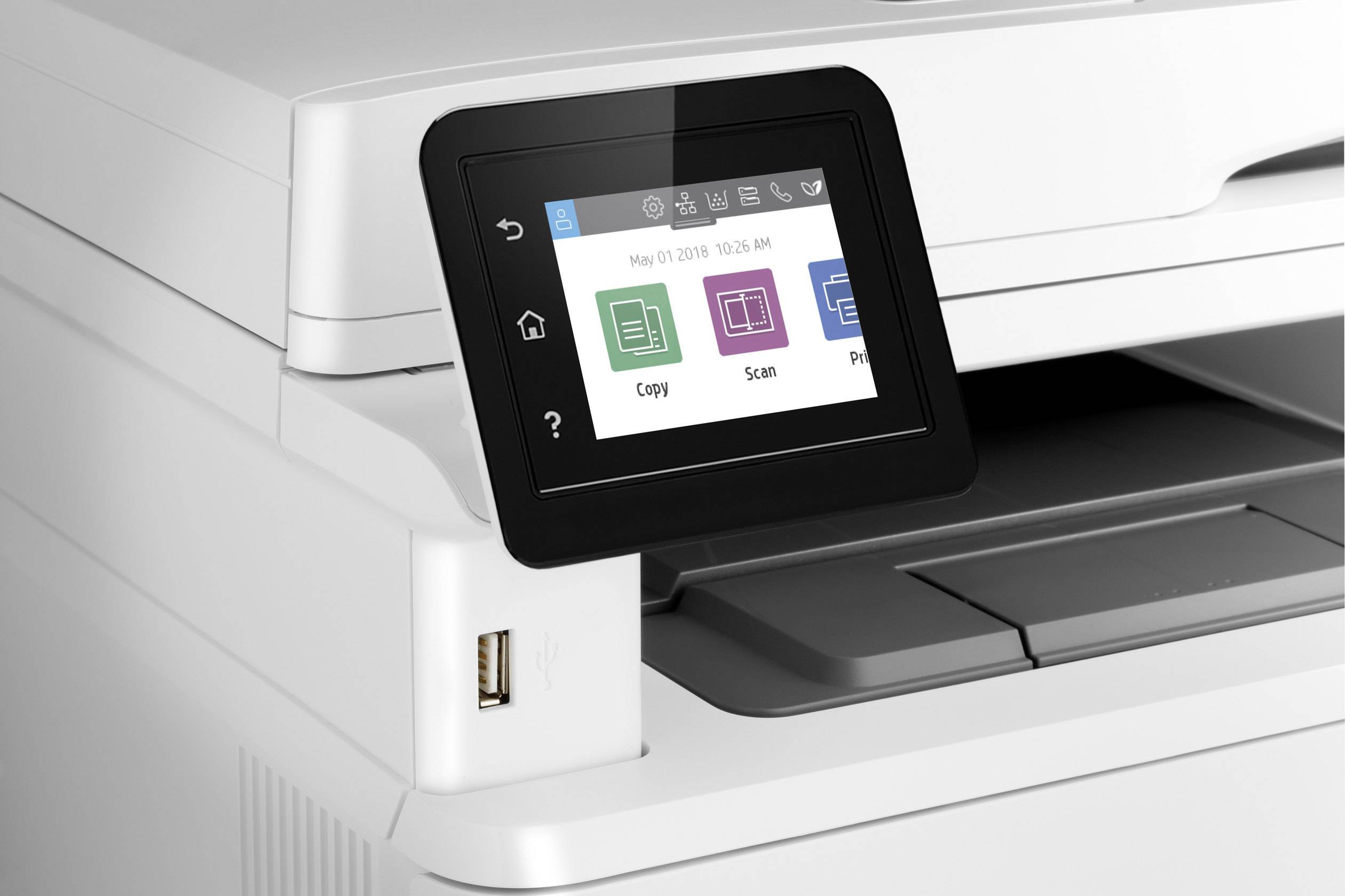 HP LaserJet Pro MFP M428fdn Schwarzweiß Laser Multifunktionsdrucker A4 Drucker, Scanner, Kopierer, Fax LAN, Duplex, Duplex-ADF