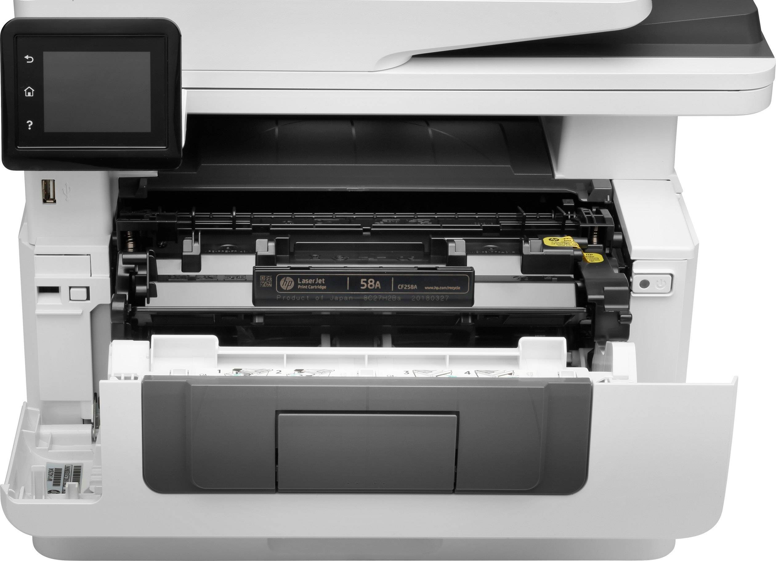 HP LaserJet Pro MFP M428fdn Schwarzweiß Laser Multifunktionsdrucker A4 Drucker, Scanner, Kopierer, Fax LAN, Duplex, Duplex-ADF