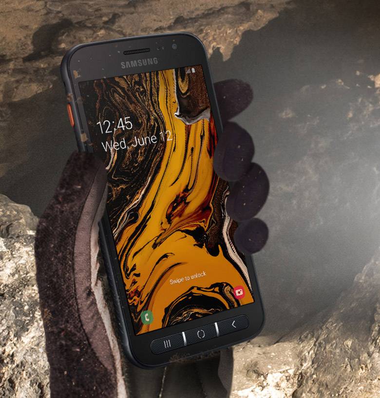 Samsung XCOVER 4S Enterprise Edition Outdoor Smartphone 32GB 5 Zoll (12.7 cm) Dual-SIM Android™ 10 Schwarz