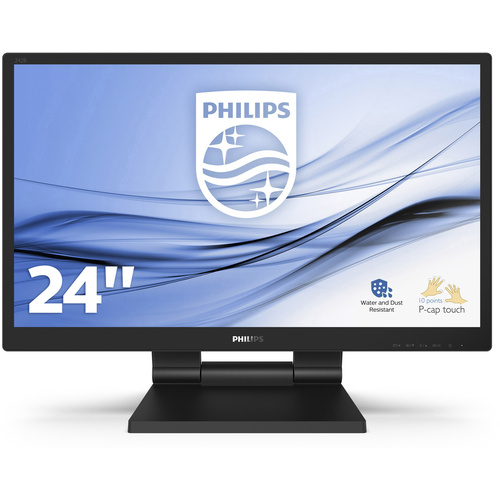 Philips B Line 242B9T Touchscreen-Monitor EEK: E (A - G) 60.5cm (23.8 Zoll) 1920 x 1080 Pixel 16:9 5 ms VGA, DVI, DisplayPort