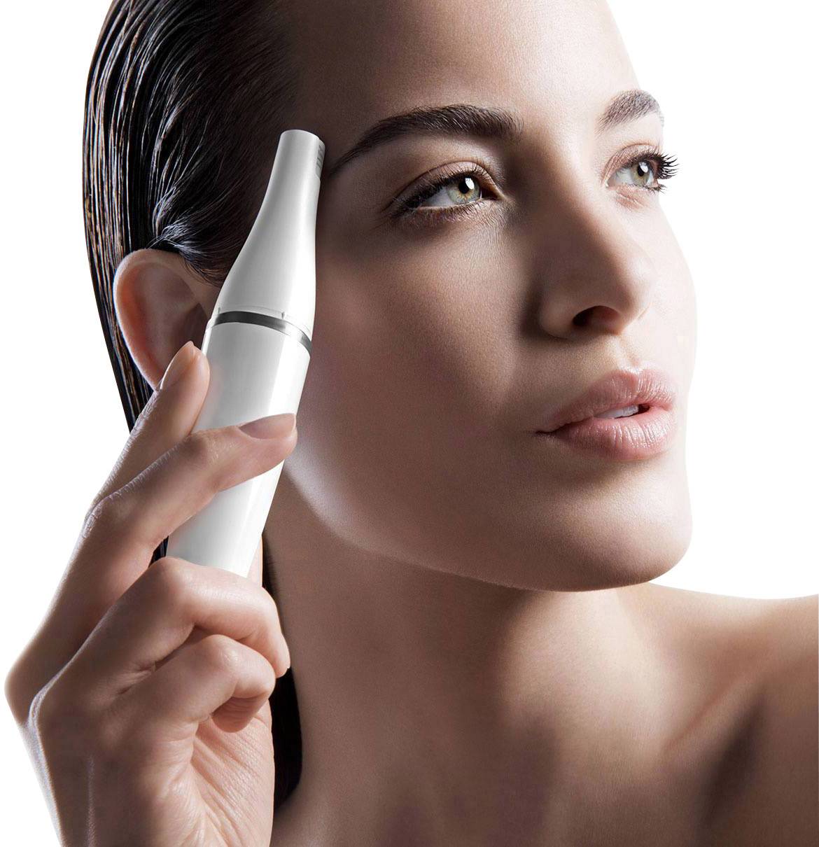 Braun FaceSpa 851V Epilierer Weiß, Roségold