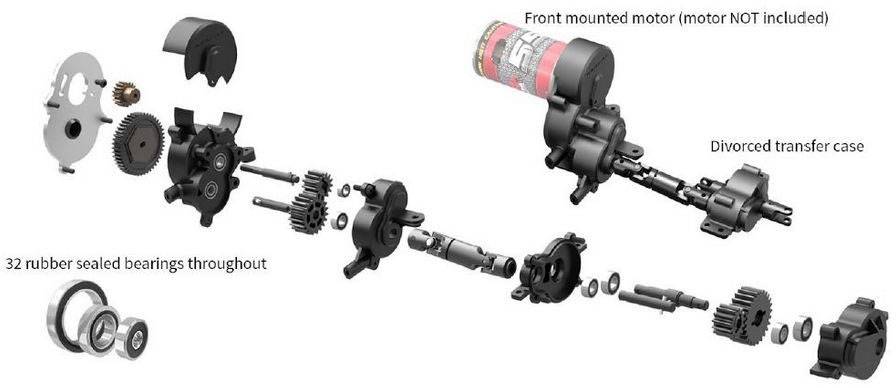 Redcat Gen8 Scout II 1:10 RC Modellauto Elektro Crawler Allradantrieb (4WD) Bausatz