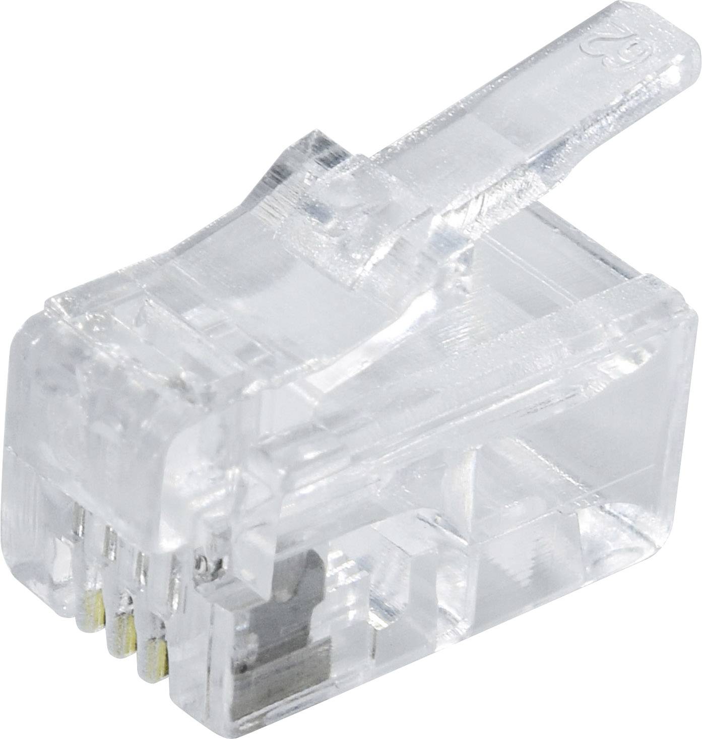 Quadrios Modularstecker Set, Polzahl 4P4C - ungeschirmt, 15 Stk. 1906C161 Stecker, gerade Polzahl Sensoren 4P4C 15St.