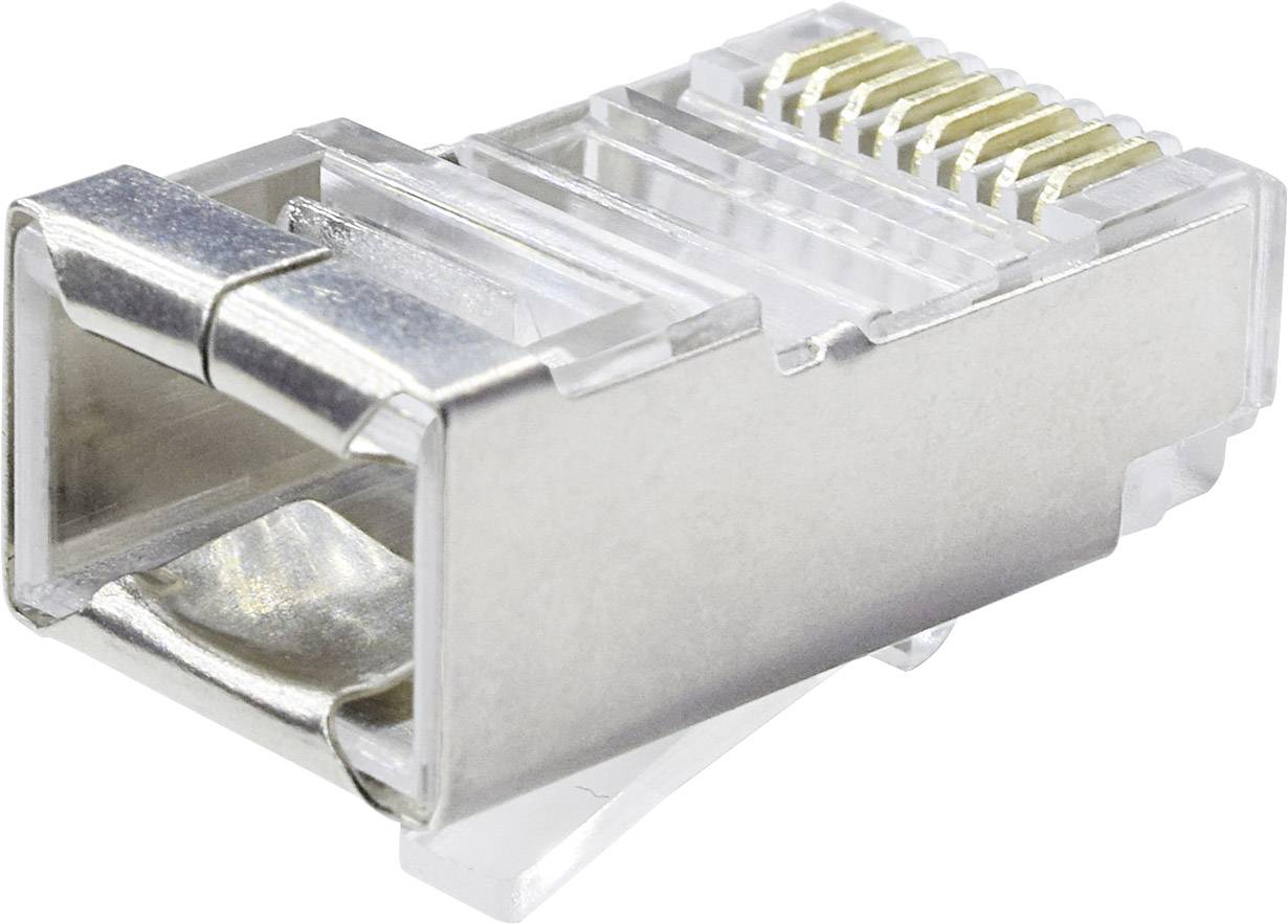 Quadrios Modularstecker Set, Polzahl 8P8C - geschirmt, 15 Stk. 1906C163 Stecker, gerade Polzahl Sensoren 8P8C 15St.