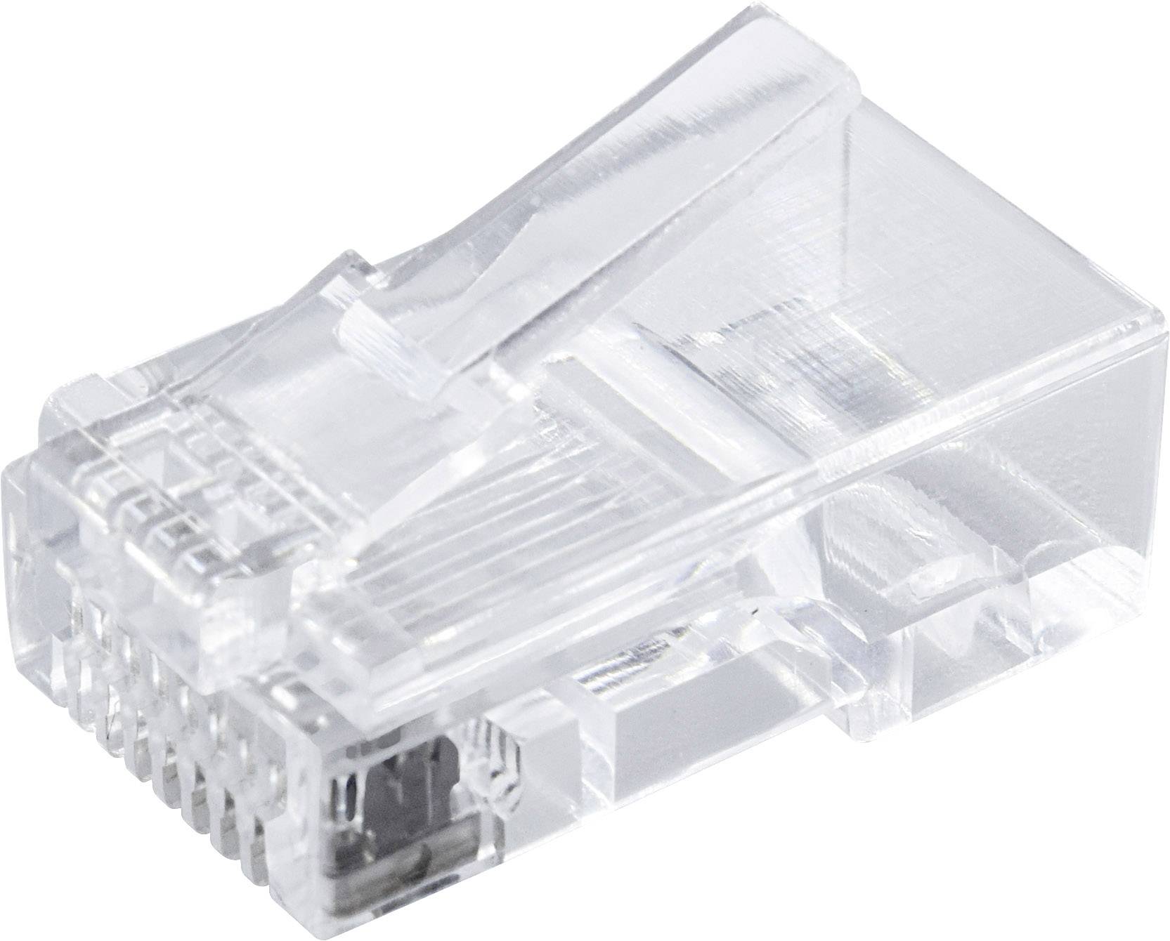 Quadrios Modularstecker Set, Polzahl 8P8C - ungeschirmt, 15 Stk. 1906C164 Stecker, gerade Polzahl S