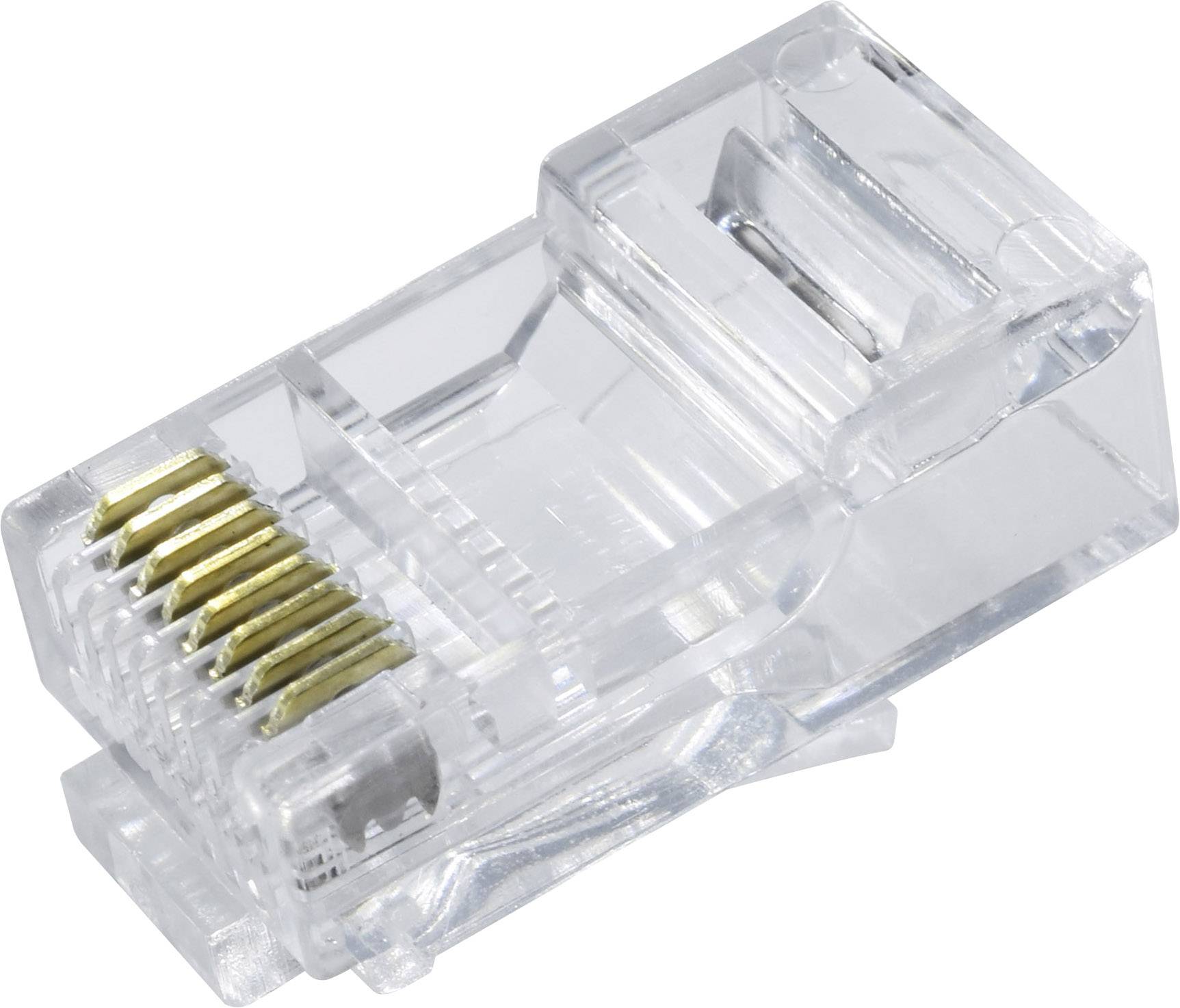 Quadrios Modularstecker Set, Polzahl 8P8C - ungeschirmt, 15 Stk. 1906C164 Stecker, gerade Polzahl Sensoren 8P8C 15St.