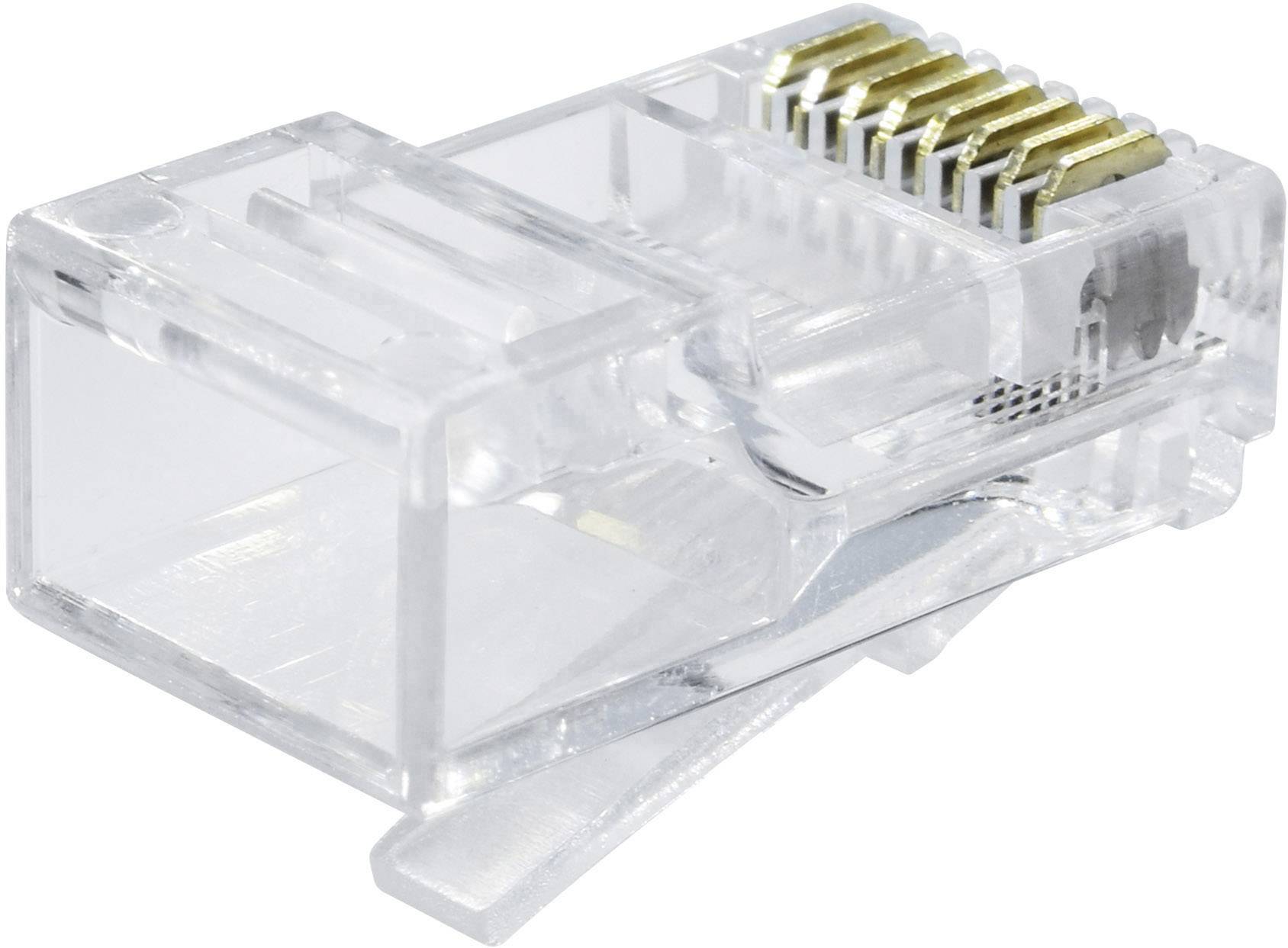 Quadrios Modularstecker Set, Polzahl 8P8C - ungeschirmt, 15 Stk. 1906C164 Stecker, gerade Polzahl S