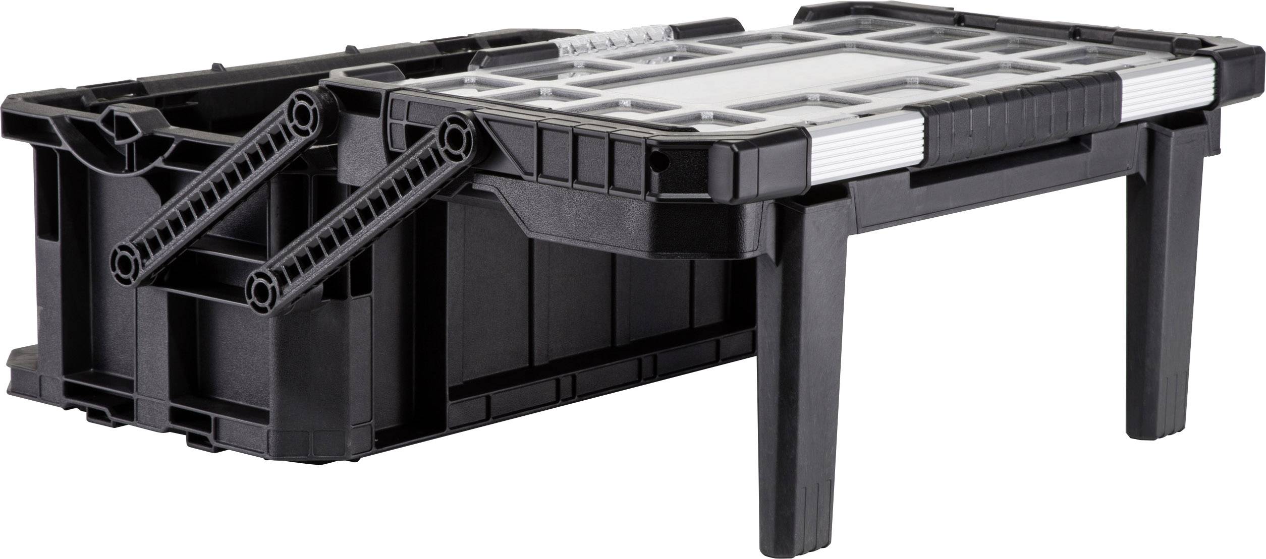 KETER 238275 Connect Werkzeugkasten unbestückt Schwarz