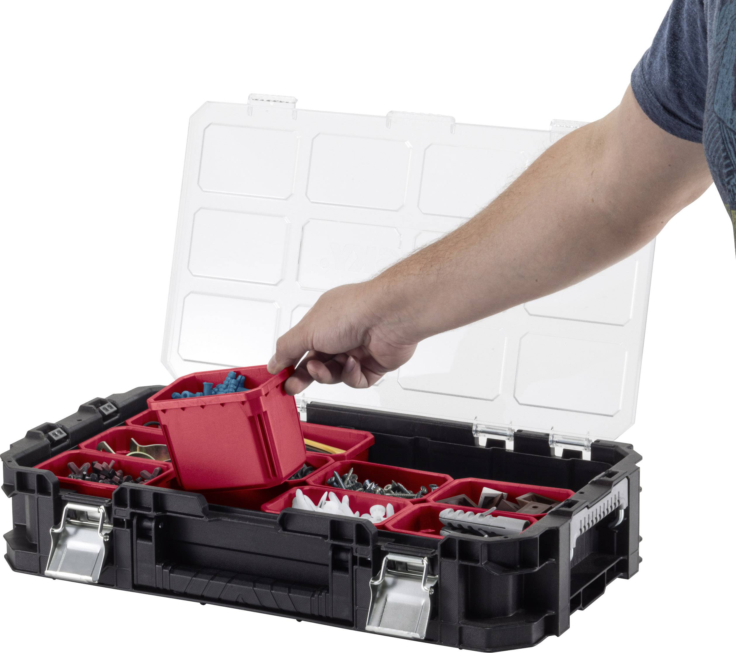 KETER Connect Sortimentskasten (B x H x T) 540 x 110 x 300 mm Inhalt 1 St.