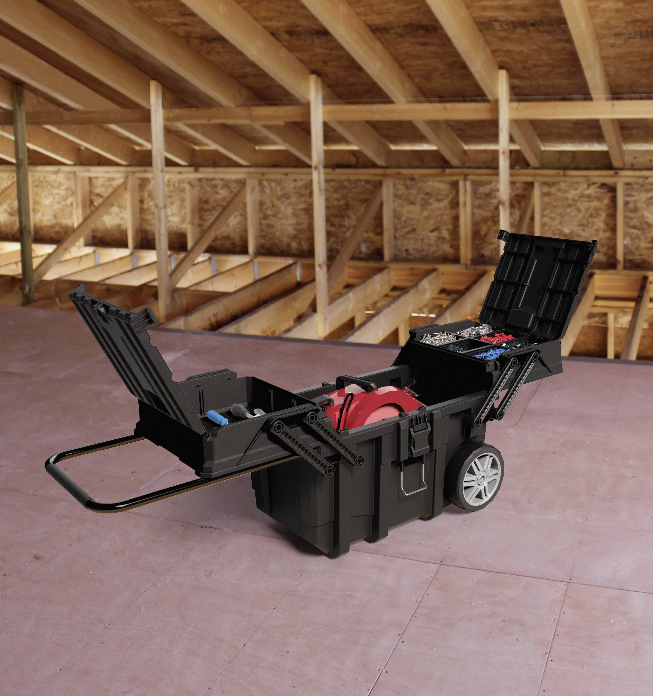 KETER 238270 Werkstattwagen Herstellerfarbe: Schwarz