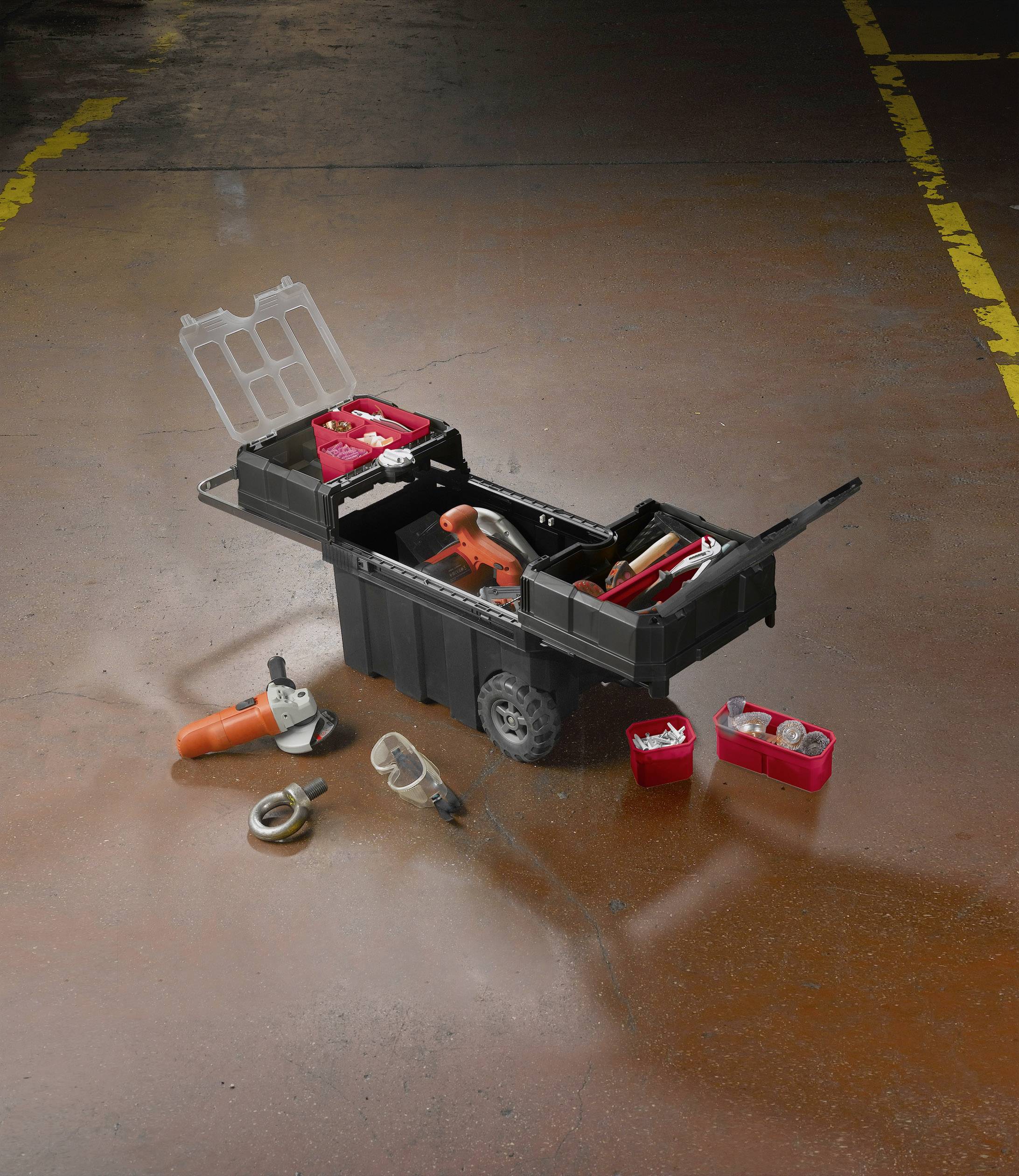 KETER 237787 Werkstattwagen Herstellerfarbe: Schwarz