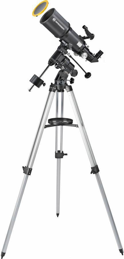 Bresser Optik Polaris 102/460 EQ3 Linsen-Teleskop Äquatorial Achromatisch Vergrößerung 23 bis 345 x