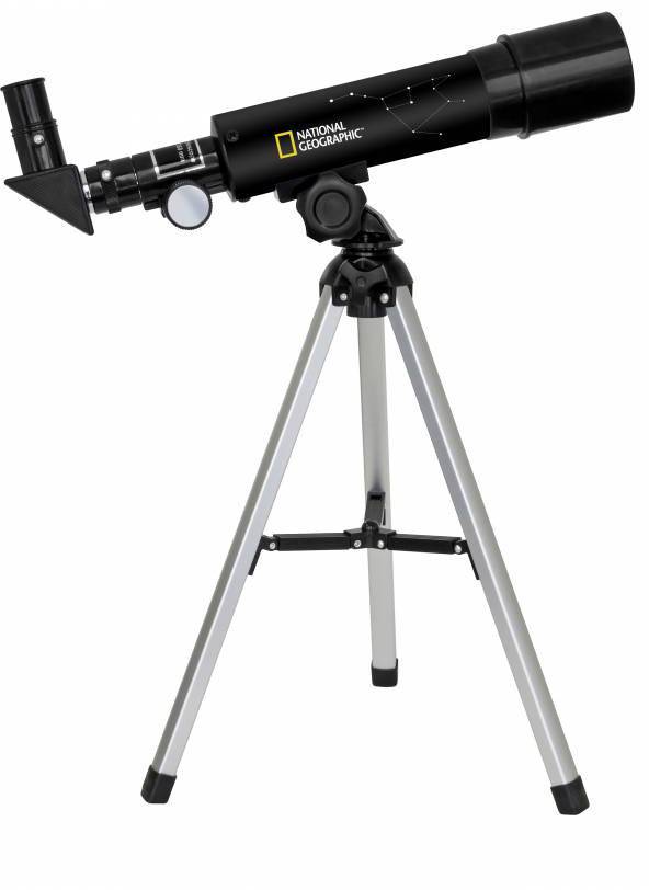 National Geographic Teleskop + Mikroskop Linsen-Teleskop Azimutal Achromatisch Vergrößerung 18 bis 60 x