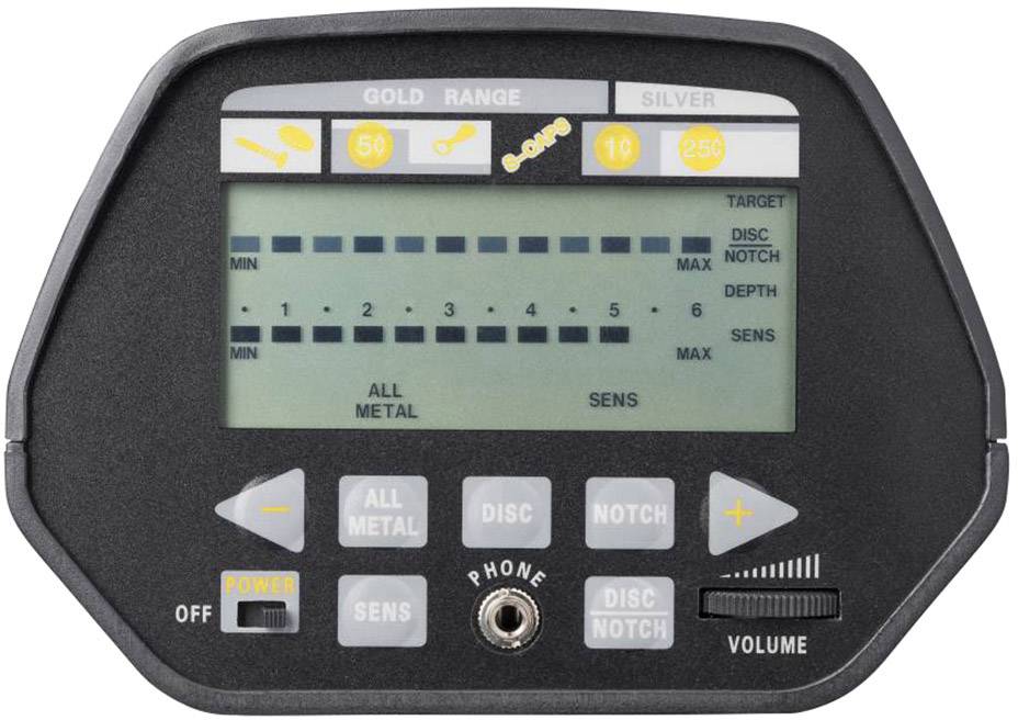 National Geographic 3Mode Metalldetektor Suchtiefe (max.) 20cm akustisch, digital (LCD) 9010500