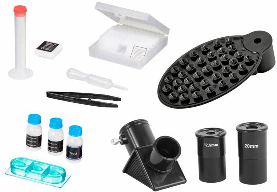 National Geographic Teleskop + Mikroskop Set Linsen-Teleskop Azimutal Achromatisch Vergrößerung 18 bis 29 x