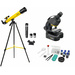 National Geographic Teleskop + Mikroskop Set Linsen-Teleskop Azimutal Achromatisch Vergrößerung 50 bis 100 x