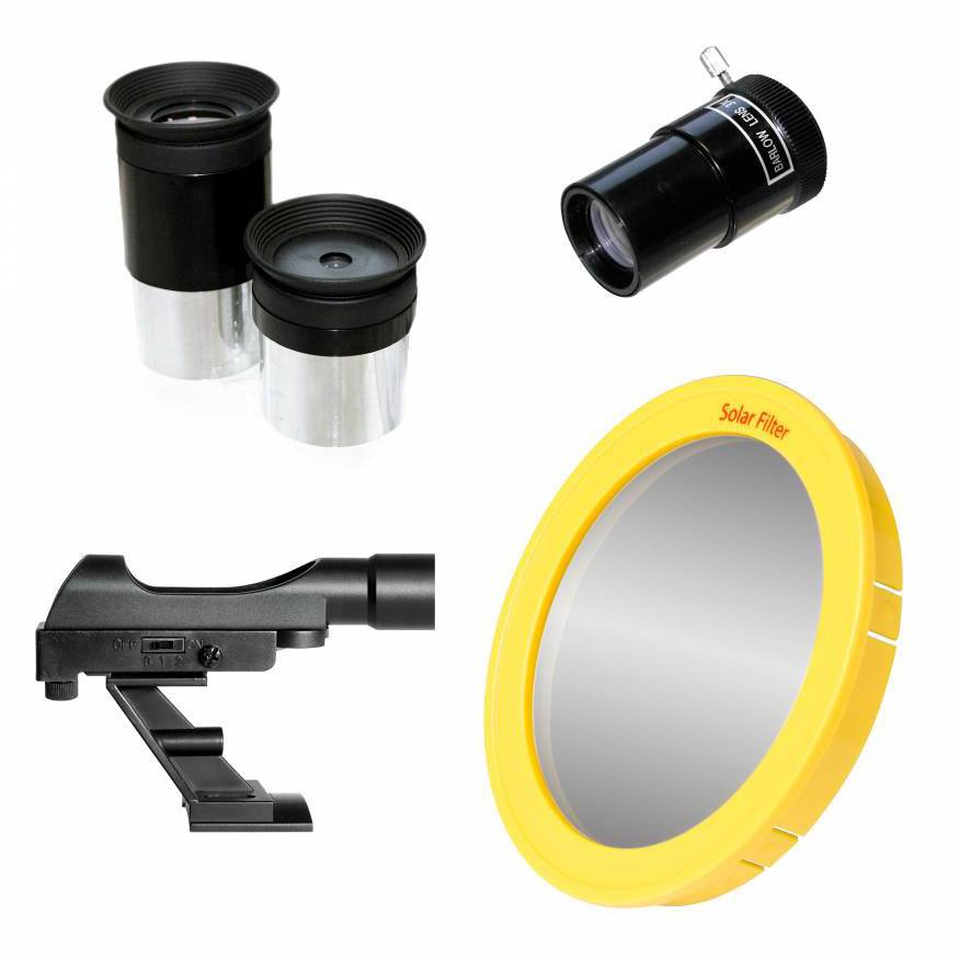 Bresser Optik Pollux 150/750 EQ3 Spiegel-Teleskop Äquatorial Newton Vergrößerung 300 x (max)