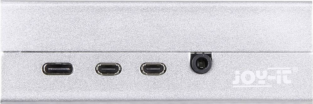 Joy-it SBC-Gehäuse Raspberry Pi Aluminium Silber