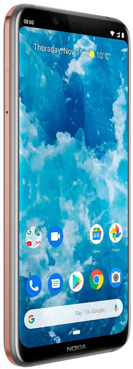 Nokia 8.1, 64 GB, Dual-SIM, iron steel