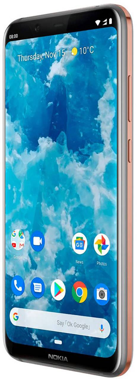 Nokia 8.1, 64 GB, Dual-SIM, iron steel