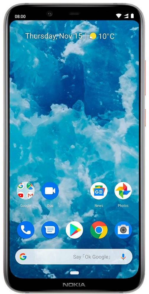 Nokia 8.1, 64 GB, Dual-SIM, iron steel