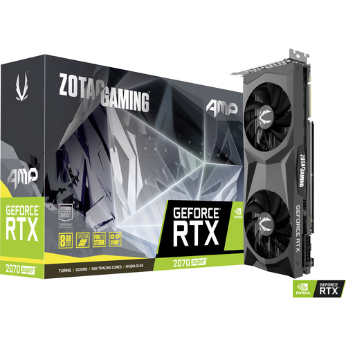 Zotac Grafikkarte Nvidia GeForce RTX 2070S SUPER AMP 8 GB GDDR6-RAM PCIe x16 HDMI®, DisplayPort