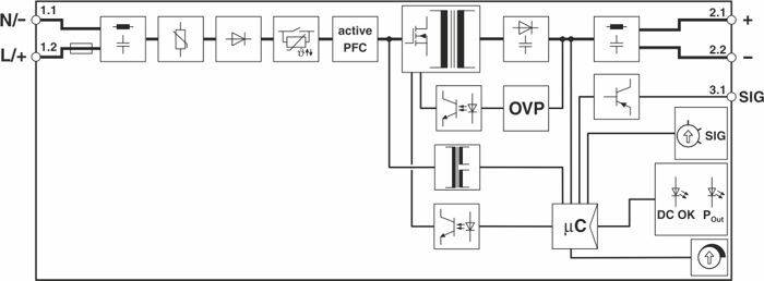 Phoenix Contact 2909575 Hutschienen-Netzteil (DIN-Rail) 1.3A 30W Inhalt 1St.