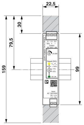 Phoenix Contact 2909575 Hutschienen-Netzteil (DIN-Rail) 1.3A 30W Inhalt 1St.