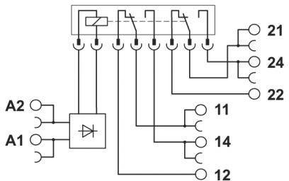 Phoenix Contact PLC-RSC-120UC/21-21/EX Relaisbaustein Nennspannung: 120 V/AC Schaltstrom (max.): 6A 2 Wechsler 10St.