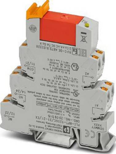 Phoenix Contact PLC-RPT-120UC/21-21/EX Relaisbaustein Nennspannung: 120 V/AC Schaltstrom (max.): 6