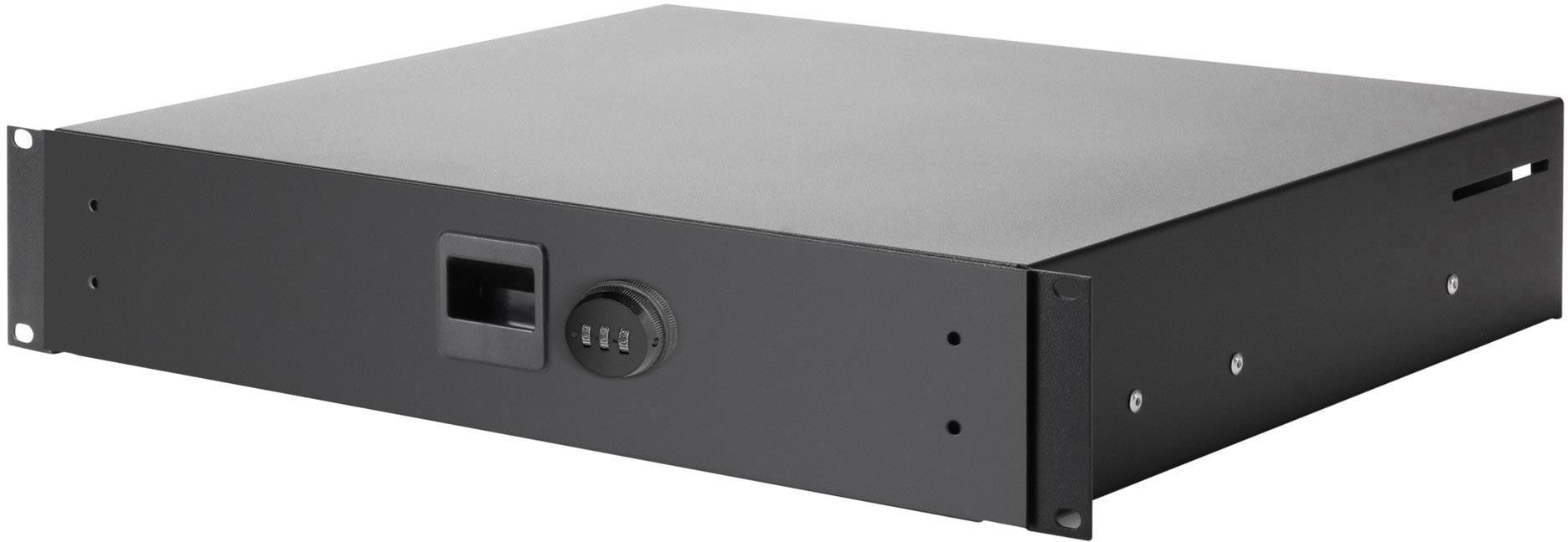 Adam Hall 87402ACL 19 Zoll Rackschublade 2 HE Aluminium