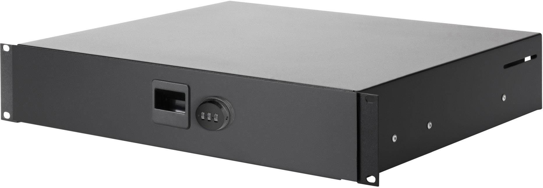 Adam Hall 87402CL 19 Zoll Rackschublade 2 HE Stahl