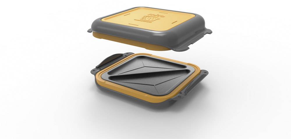 Morphy Richards Mico Toastie Mikrowellengeschirr Orange, Schwarz 511647