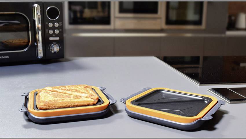 Morphy Richards Mico Toastie Mikrowellengeschirr Orange, Schwarz 511647