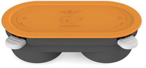 511649 Morphy Richards Mico Egg Mikrowellengeschirr Orange, Schwarz