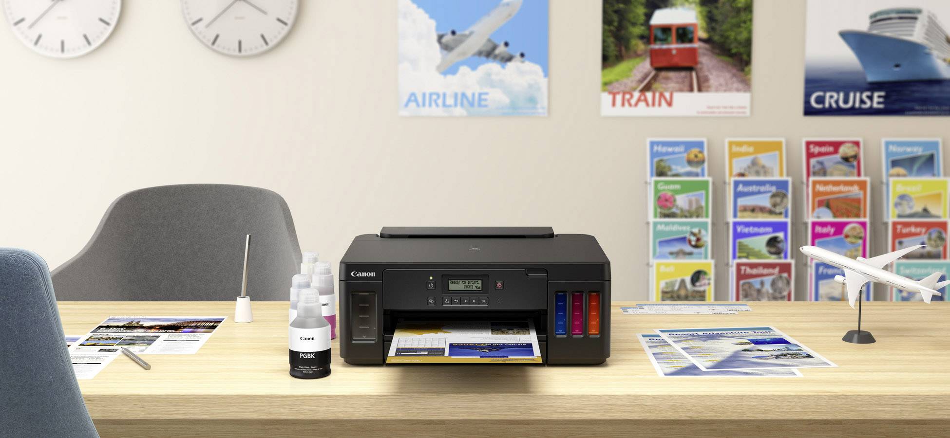 Canon PIXMA G5050 Drucker Tintenstrahl Farbe A4 Tintentank-System, LAN, WLAN, Duplex