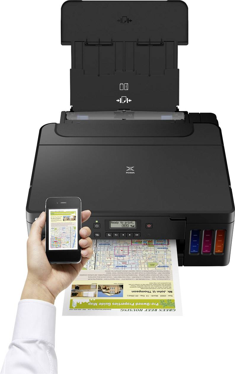 Canon PIXMA G5050 Drucker Tintenstrahl Farbe A4 Tintentank-System, LAN, WLAN, Duplex