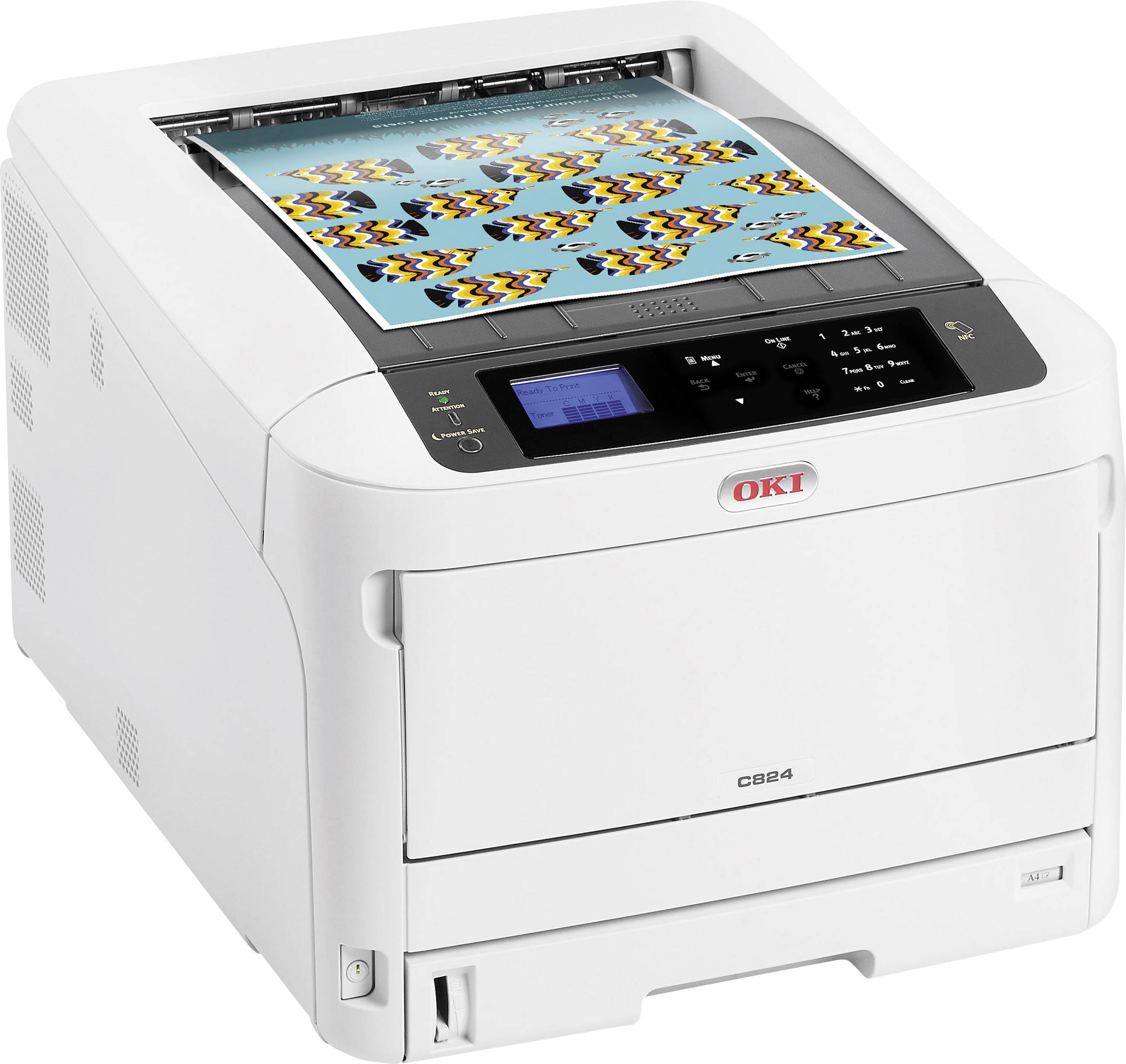 OKI C824dn Drucker LED Farbe A3 26 S./min (ISO) 26 S./min (ISO) 1200 x 600 dpi LAN, Duplex