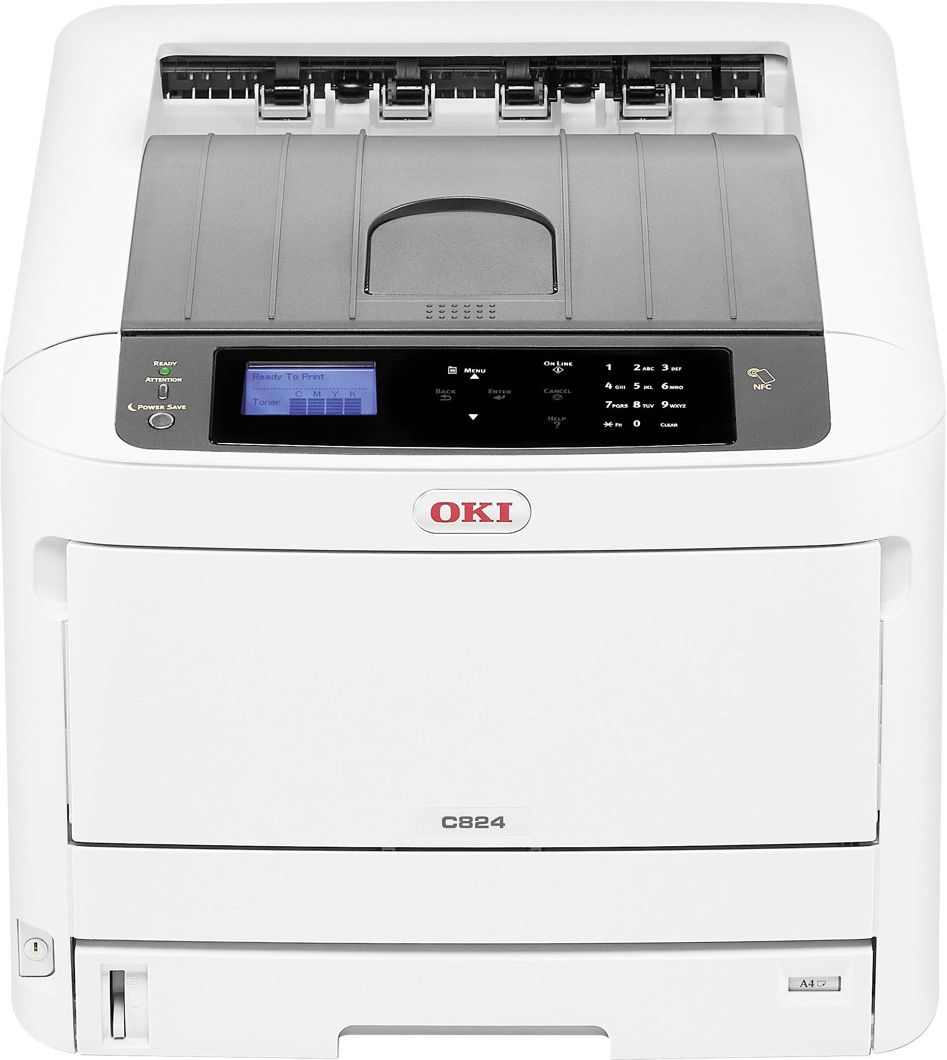 OKI C824dn Drucker LED Farbe A3 26 S./min (ISO) 26 S./min (ISO) 1200 x 600 dpi LAN, Duplex
