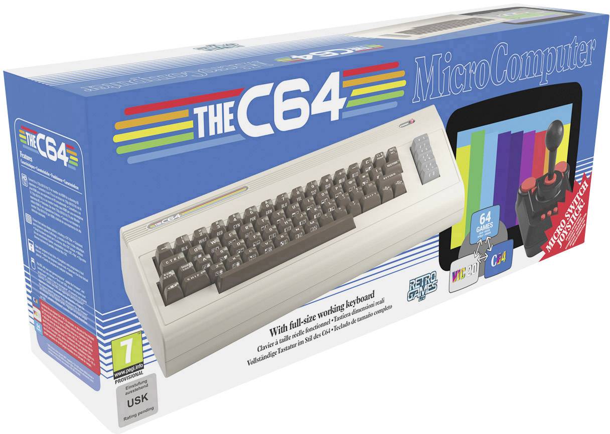 Retro Games The C64 Maxi Retro Konsole inkl. installierte Spiele