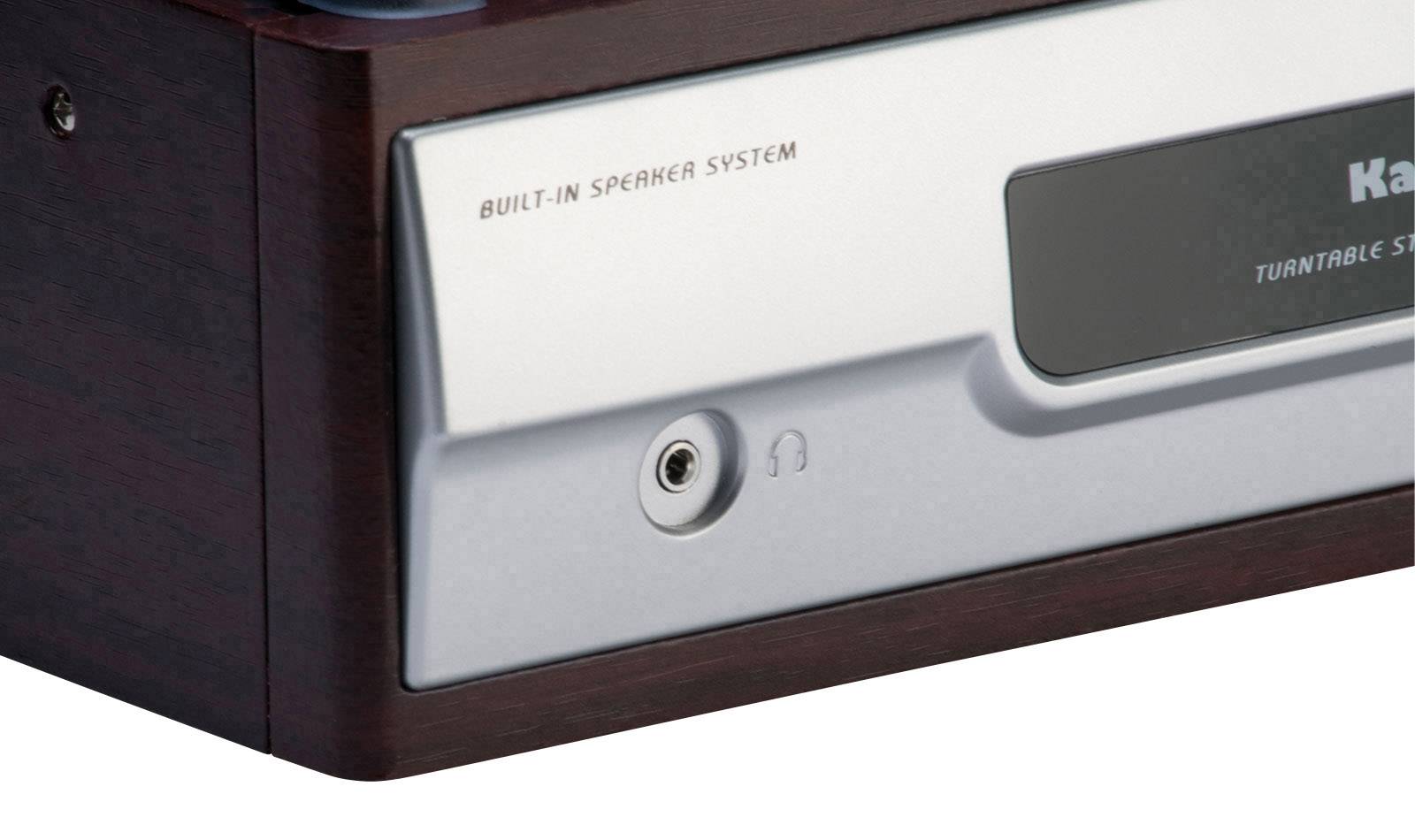 Karcher KA 8050 Plattenspieler Riemenantrieb Mahagoni, Silber