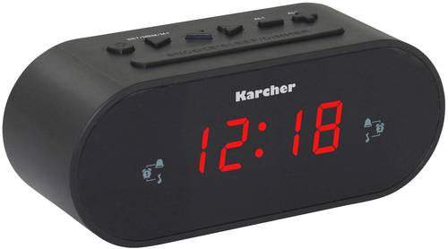 Karcher UR 1030 Radiowecker UKW Schwarz