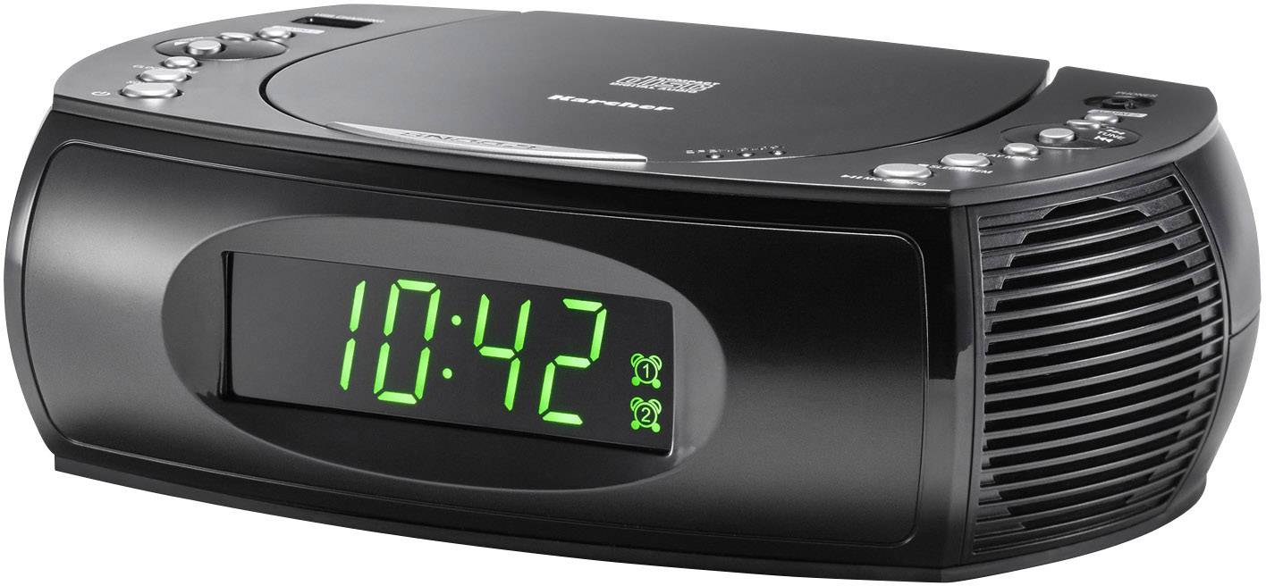 Karcher UR 1308 CD-Radio UKW Akku-Ladefunktion Schwarz