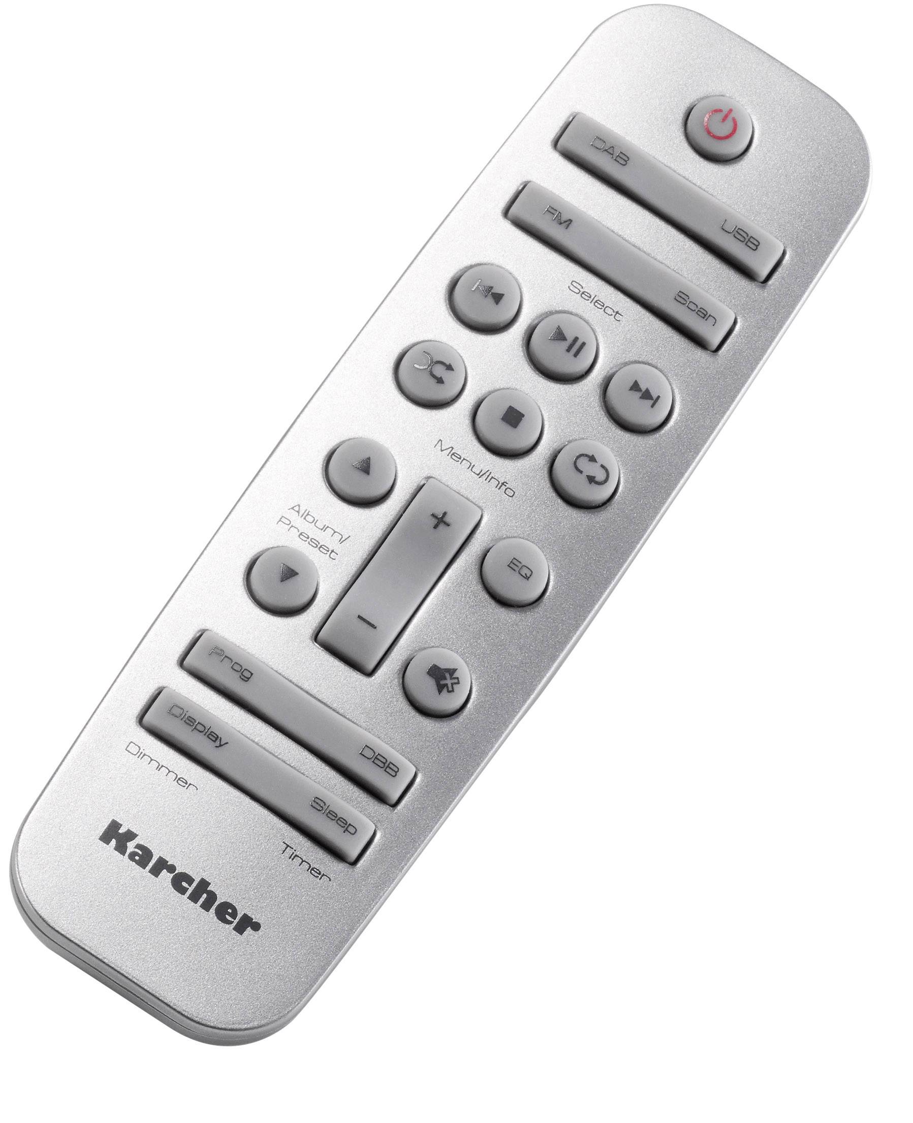 Karcher RA 2030D Unterbauradio DAB+ USB Silber