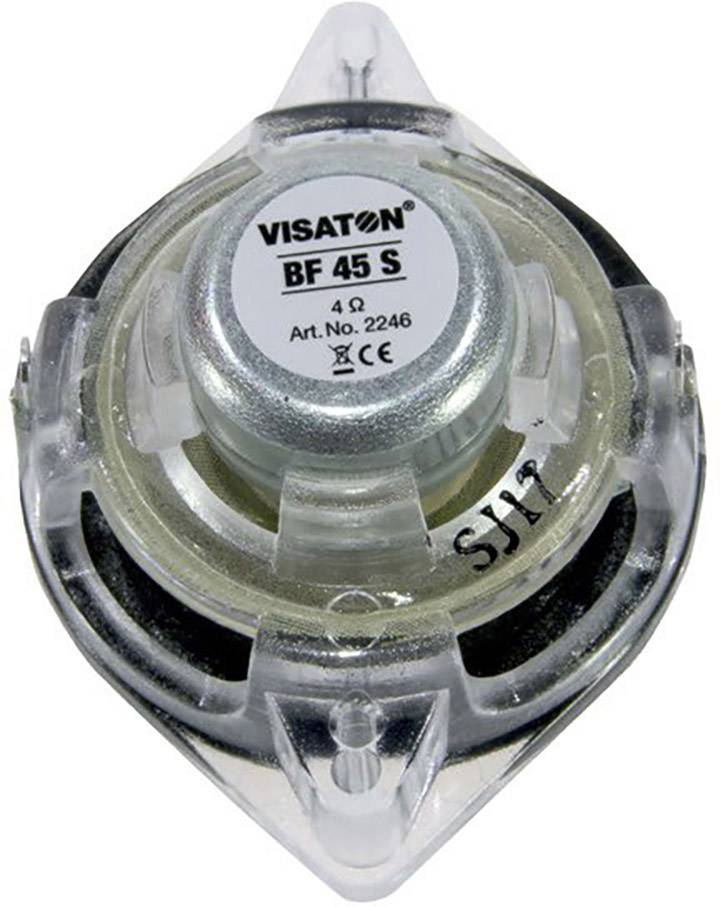 Visaton BF 45 S - 8 Ohm 1.8 Zoll 4.5cm Breitbänder 4W 8Ω Schwarz Aluminium-Membran