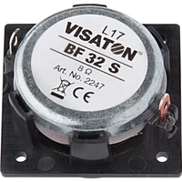 Visaton BF 32 S - 4 Ohm 1.3 Zoll 3.2cm Breitbänder 2W 4Ω Schwarz Visaton BF 32 S - 4 Ohm 1.3 Zoll 3.2cm Breitbänder 2W 4Ω Schwarz