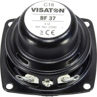Visaton BF 37 - 4 Ohm 1.5 Zoll 3.7 cm Breitbänder 5 W 4 Ω Schwarz Visaton BF 37 - 4 Ohm 1.5 Zoll 3.7 cm Breitbänder 5 W 4 Ω Schwarz