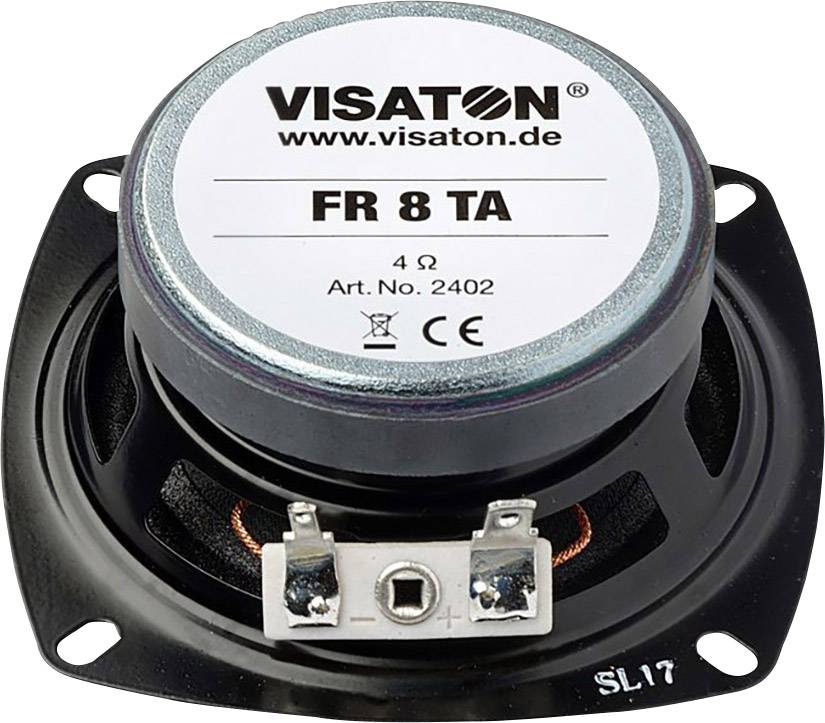 Visaton FR 8 TA - 4 Ohm 3.3 Zoll 8cm Breitbänder 10W 4Ω
