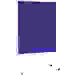 Magnetoplan Moderationstafel 2111103 (B x H) 1200mm x 1500mm Filz Blau, Weiß beidseitig verwendbar, Inkl. Rollen, Pinntafel